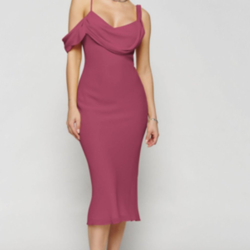 Reformation Reya Dress - Pink, Size 0